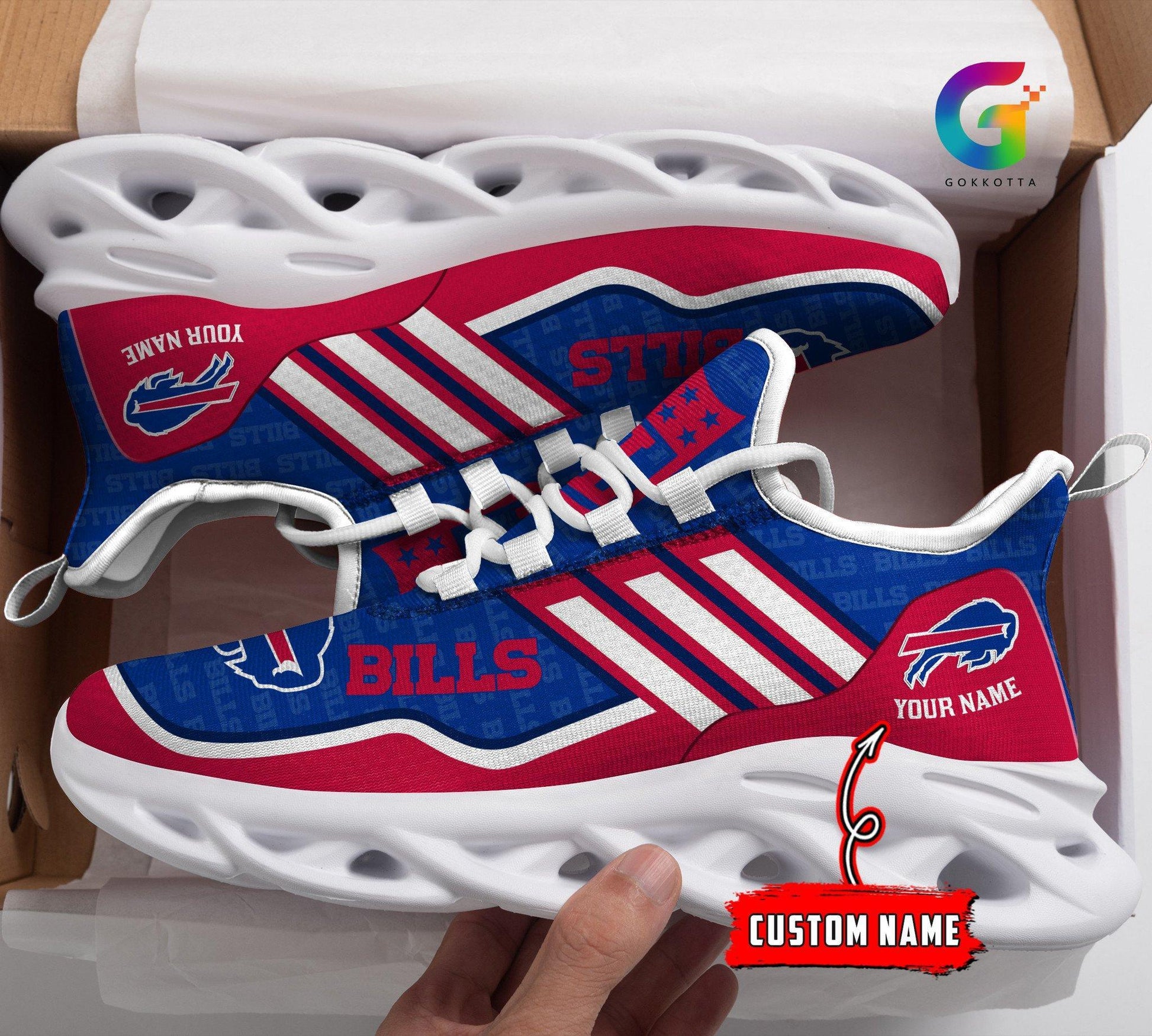 FoxnFish Buffalo Bills Max Soul Shoes Sneakers For Men And Women