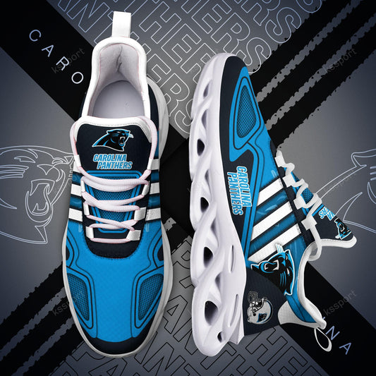 FoxnFish Carolina Panthers Max Soul Shoes Sneakers For Men And Women