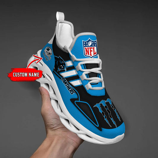 FoxnFish Carolina Panthers Max Soul Shoes Sneakers For Men And Women