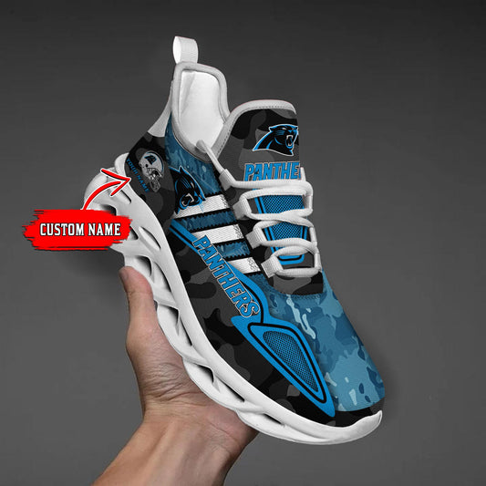 FoxnFish Carolina Panthers Max Soul Shoes Sneakers For Men And Women