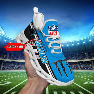 FoxnFish Carolina Panthers Max Soul Shoes Sneakers For Men And Women