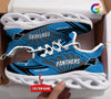 FoxnFish Carolina Panthers Max Soul Shoes Sneakers For Men And Women