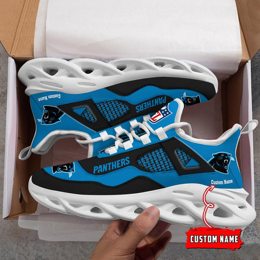 FoxnFish Carolina Panthers Max Soul Shoes Sneakers For Men And Women