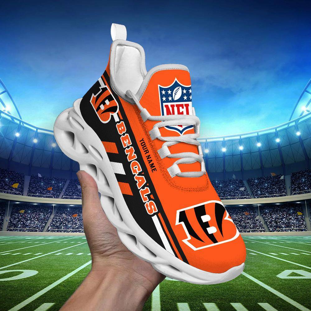 FoxnFish Cincinnati Bengals Max Soul Shoes Sneakers For Men And Women