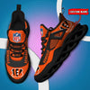 FoxnFish Cincinnati Bengals Max Soul Shoes Sneakers For Men And Women