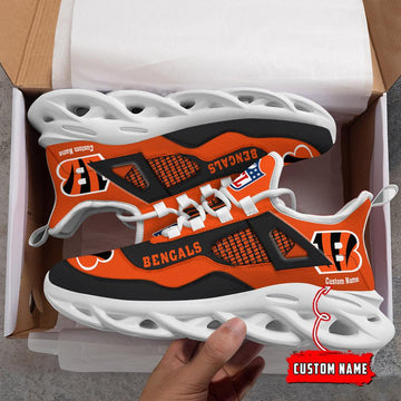 FoxnFish Cincinnati Bengals Max Soul Shoes Sneakers For Men And Women