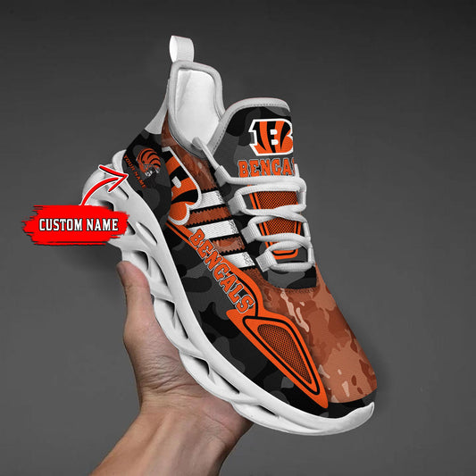 FoxnFish Cincinnati Bengals Max Soul Shoes Sneakers For Men And Women