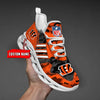 FoxnFish Cincinnati Bengals Max Soul Shoes Sneakers For Men And Women