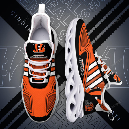 FoxnFish Cincinnati Bengals Max Soul Shoes Sneakers For Men And Women