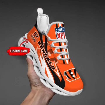 FoxnFish Cincinnati Bengals Max Soul Shoes Sneakers For Men And Women