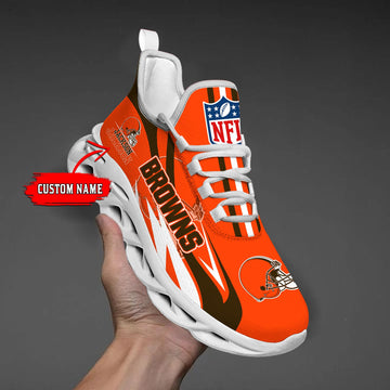 FoxnFish Cleveland Browns Max Soul Shoes Sneakers For Men And Women