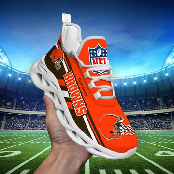 FoxnFish Cleveland Browns Max Soul Shoes Sneakers For Men And Women