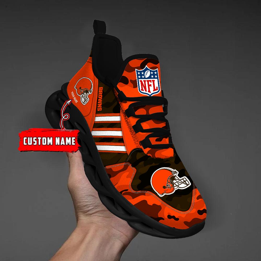 FoxnFish Cleveland Browns Max Soul Shoes Sneakers For Men And Women