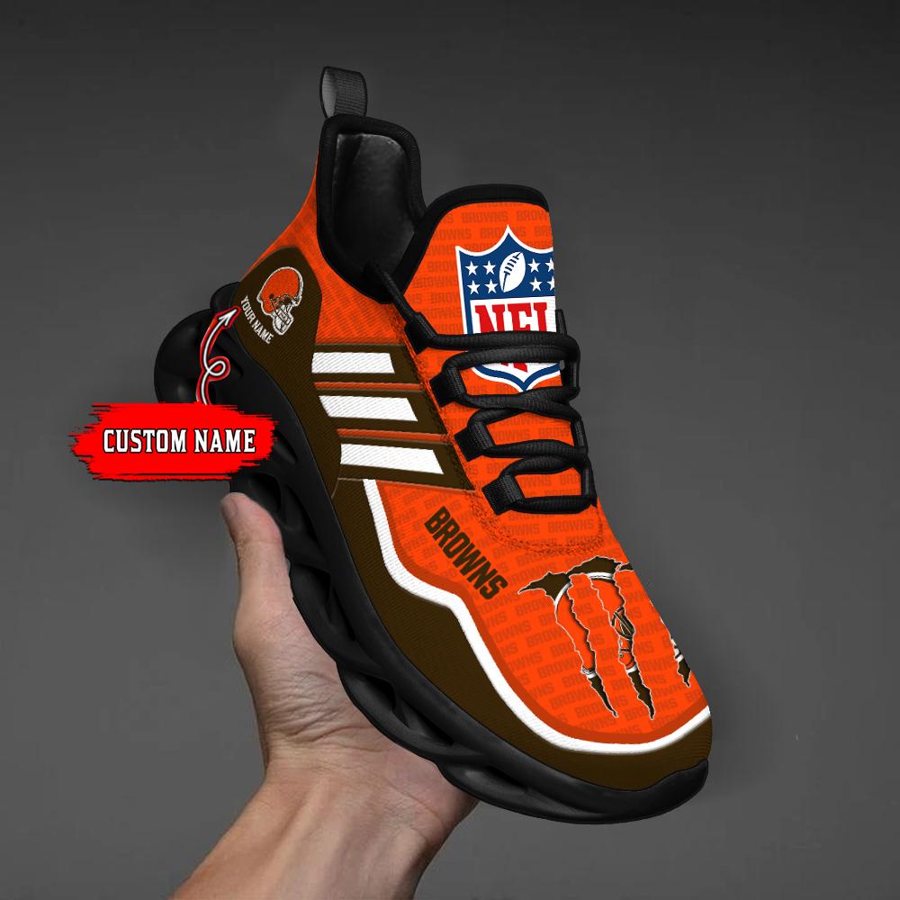 Arcticfootwear Cleveland Browns Max Soul Shoes Sneakers For Men And Women