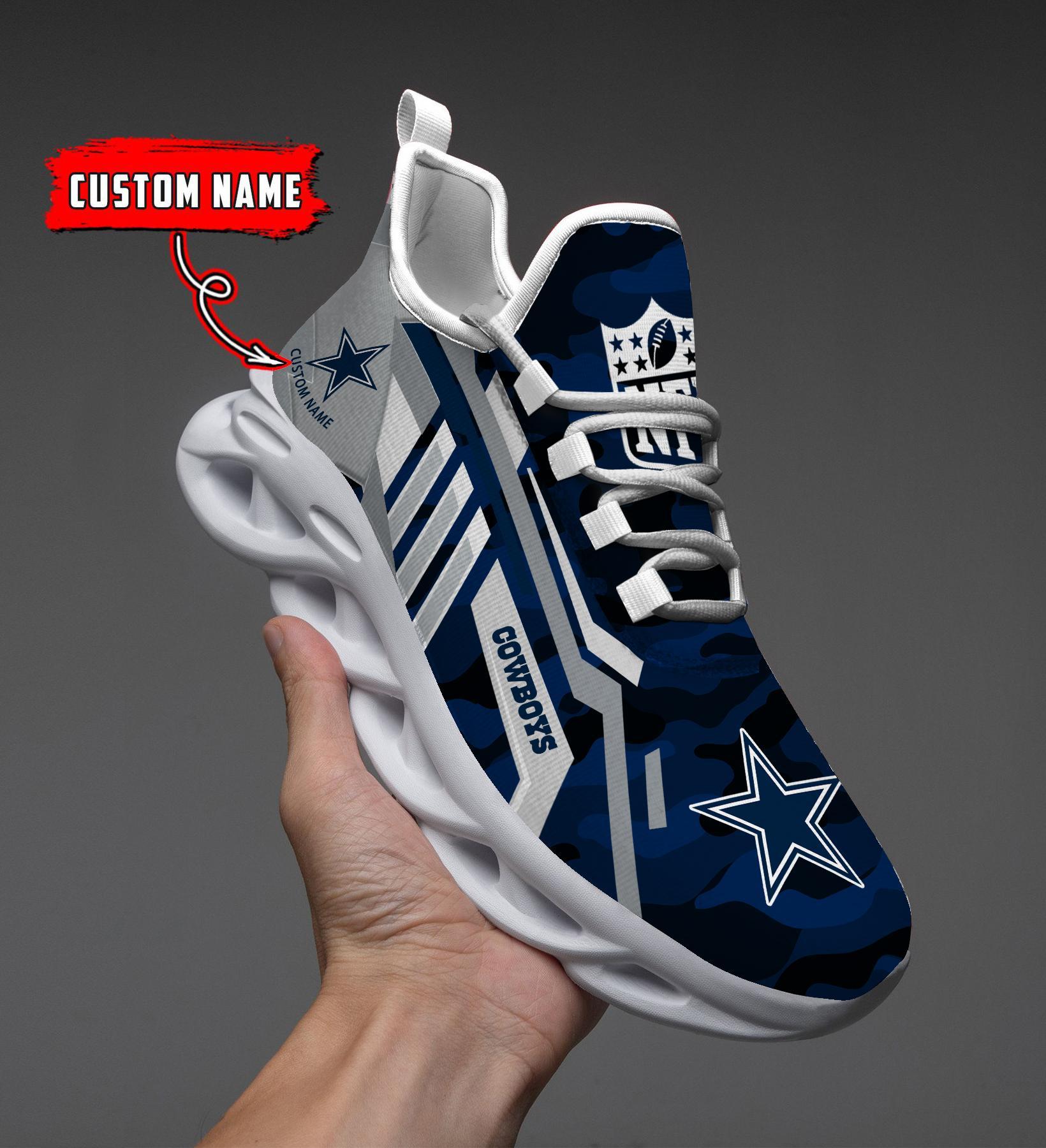 FoxnFish Dallas Cowboys Max Soul Shoes Sneakers For Men And Women