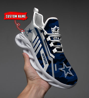 FoxnFish Dallas Cowboys Max Soul Shoes Sneakers For Men And Women