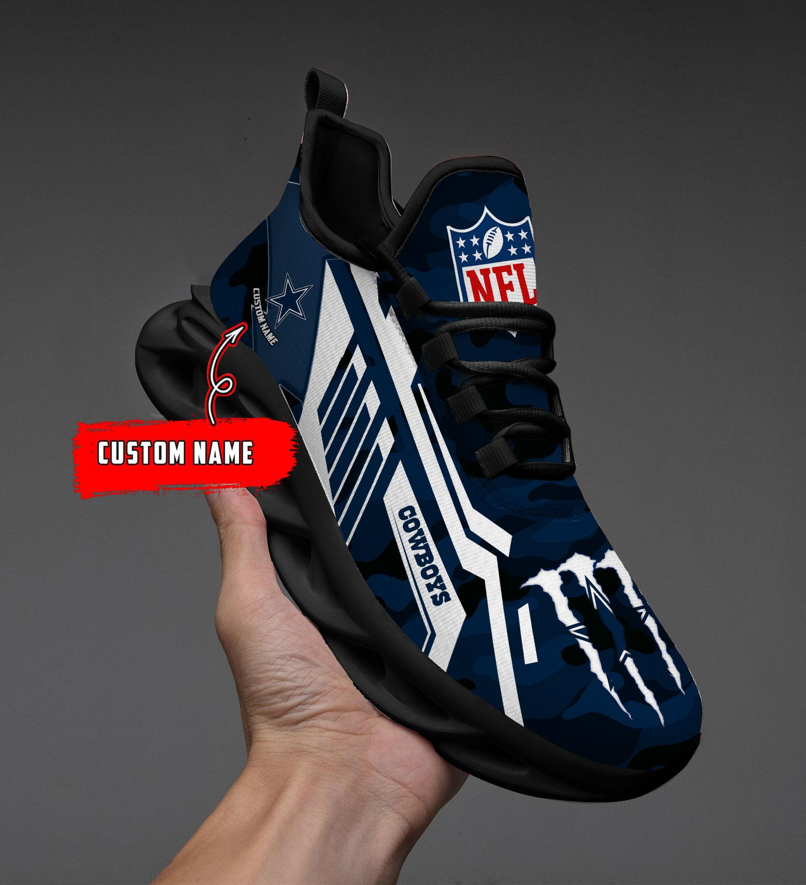 FoxnFish Dallas Cowboys Max Soul Shoes Sneakers For Men And Women