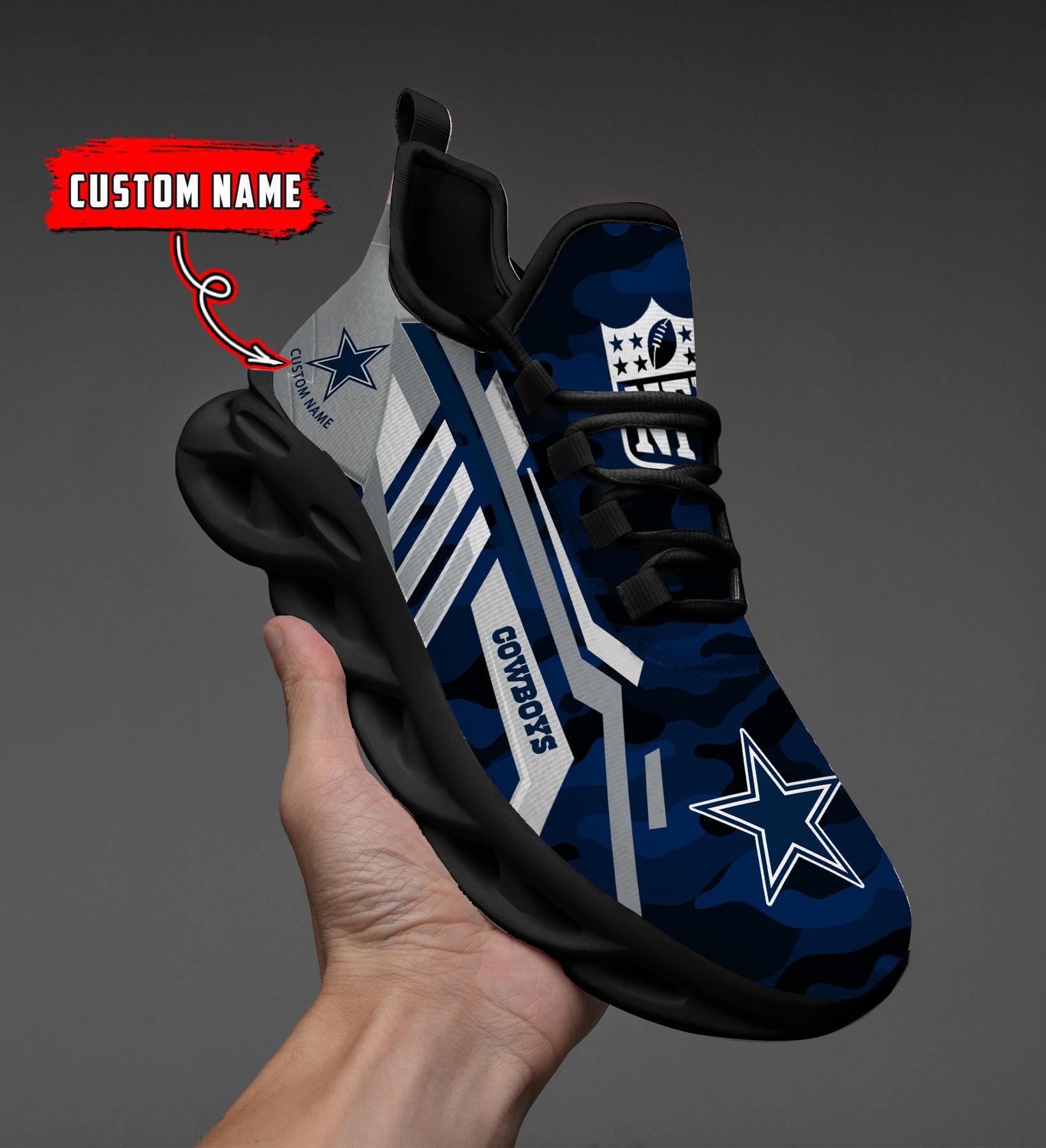 FoxnFish Dallas Cowboys Max Soul Shoes Sneakers For Men And Women