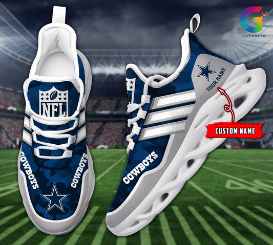 FoxnFish Dallas Cowboys Max Soul Shoes Sneakers For Men And Women