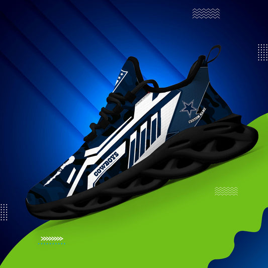 FoxnFish Dallas Cowboys Max Soul Shoes Sneakers For Men And Women