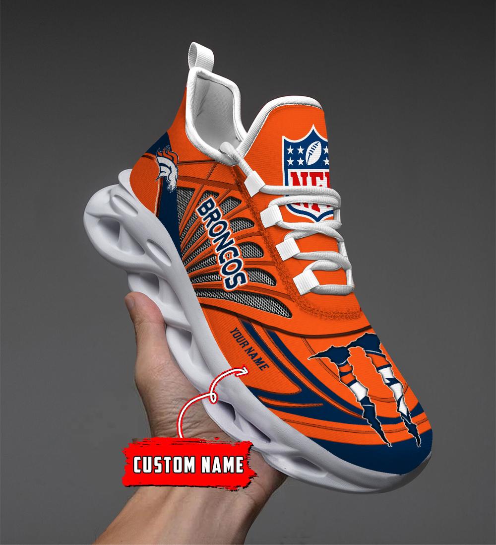 FoxnFish Denver Broncos Max Soul Shoes Sneakers For Men And Women