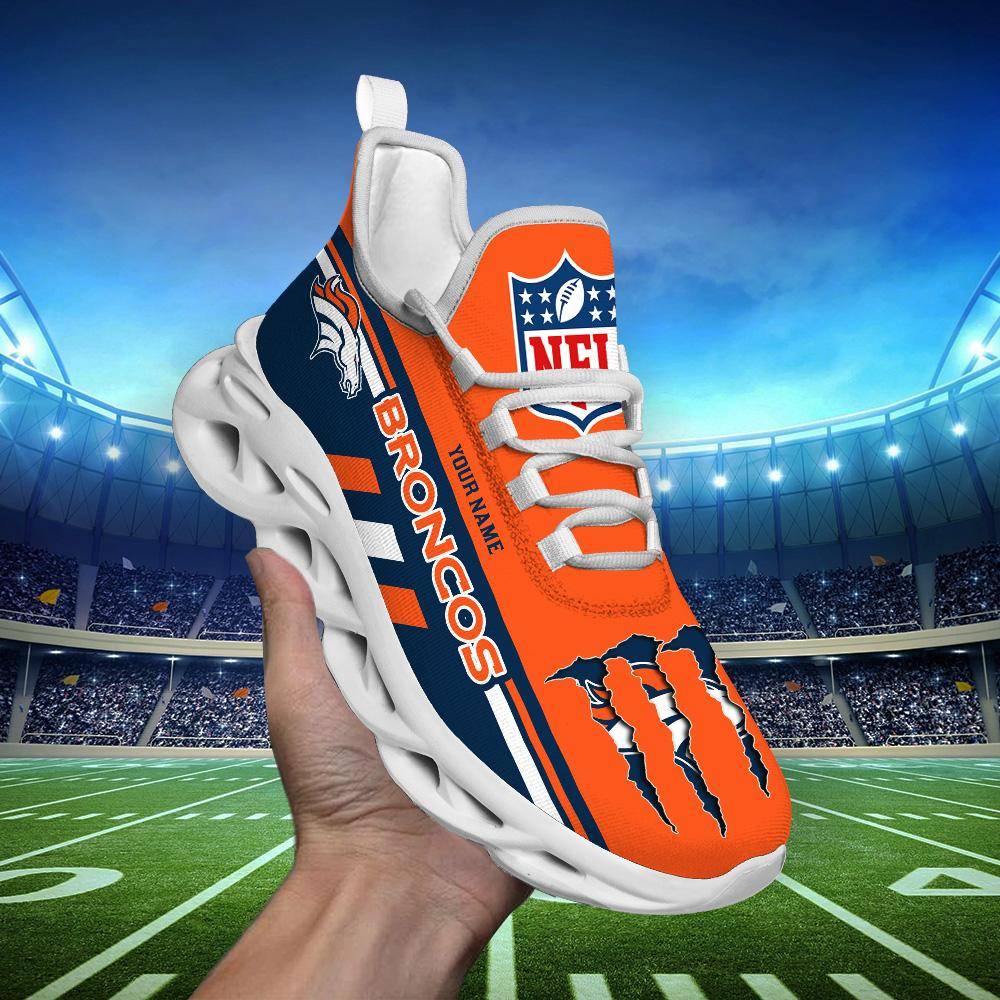 FoxnFish Denver Broncos Max Soul Shoes Sneakers For Men And Women