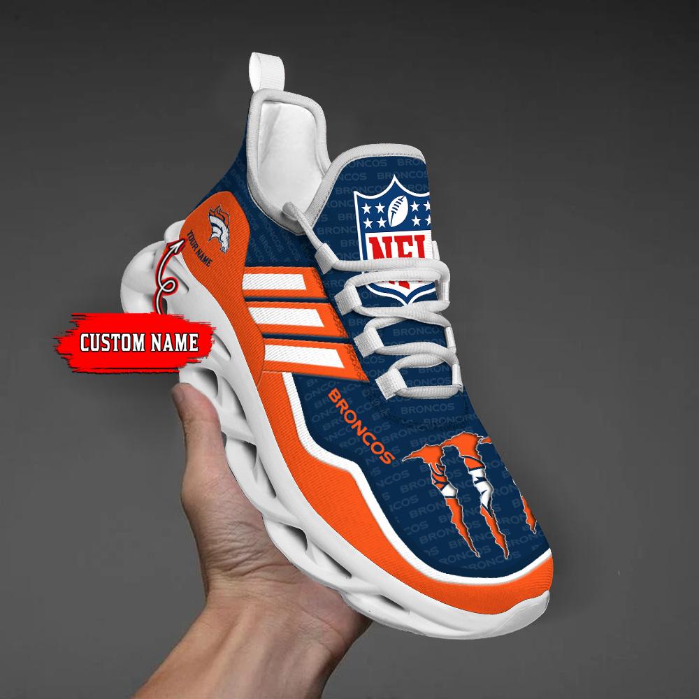 FoxnFish Denver Broncos Max Soul Shoes Sneakers For Men And Women