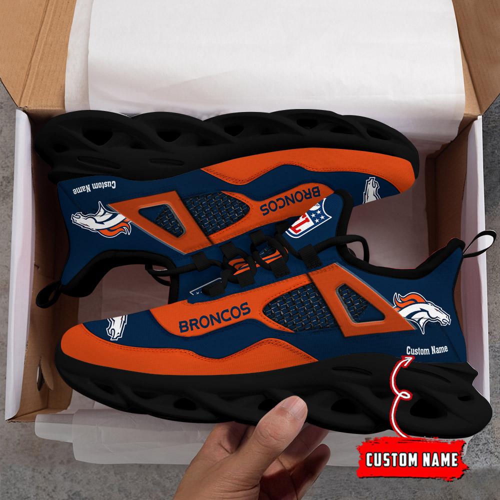 FoxnFish Denver Broncos Max Soul Shoes Sneakers For Men And Women