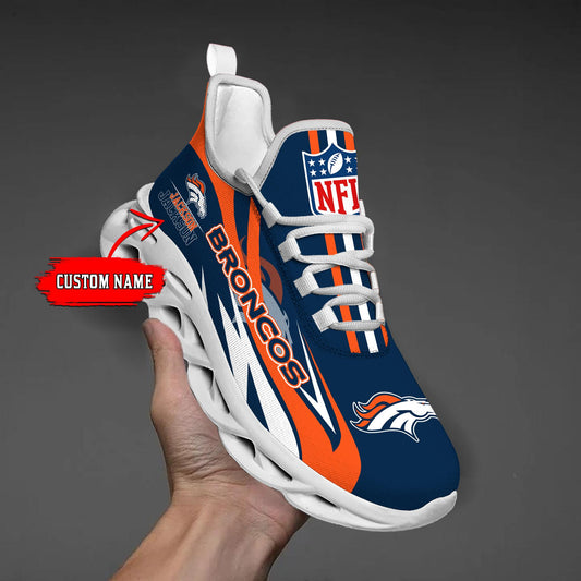 FoxnFish Denver Broncos Max Soul Shoes Sneakers For Men And Women