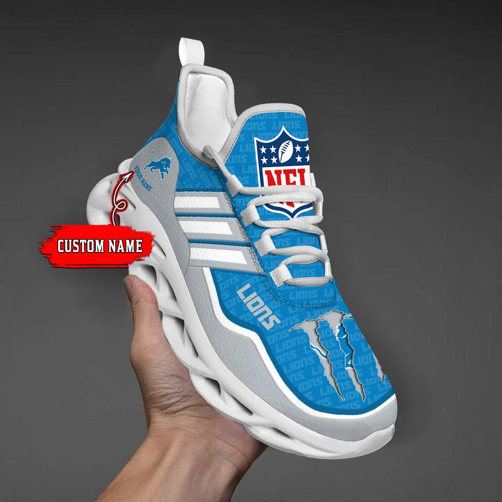 Arcticfootwear Detroit Lions Max Soul Shoes Sneakers For Men And Women