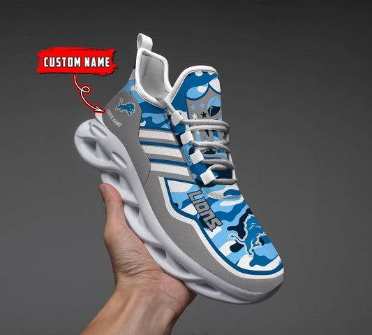 FoxnFish Detroit Lions Max Soul Shoes Sneakers For Men And Women