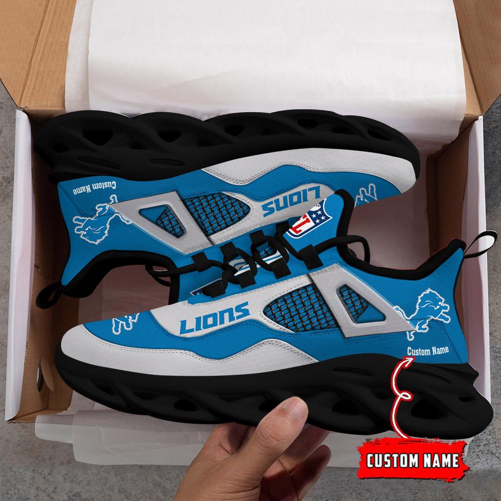 FoxnFish Detroit Lions Max Soul Shoes Sneakers For Men And Women