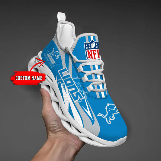 FoxnFish Detroit Lions Max Soul Shoes Sneakers For Men And Women