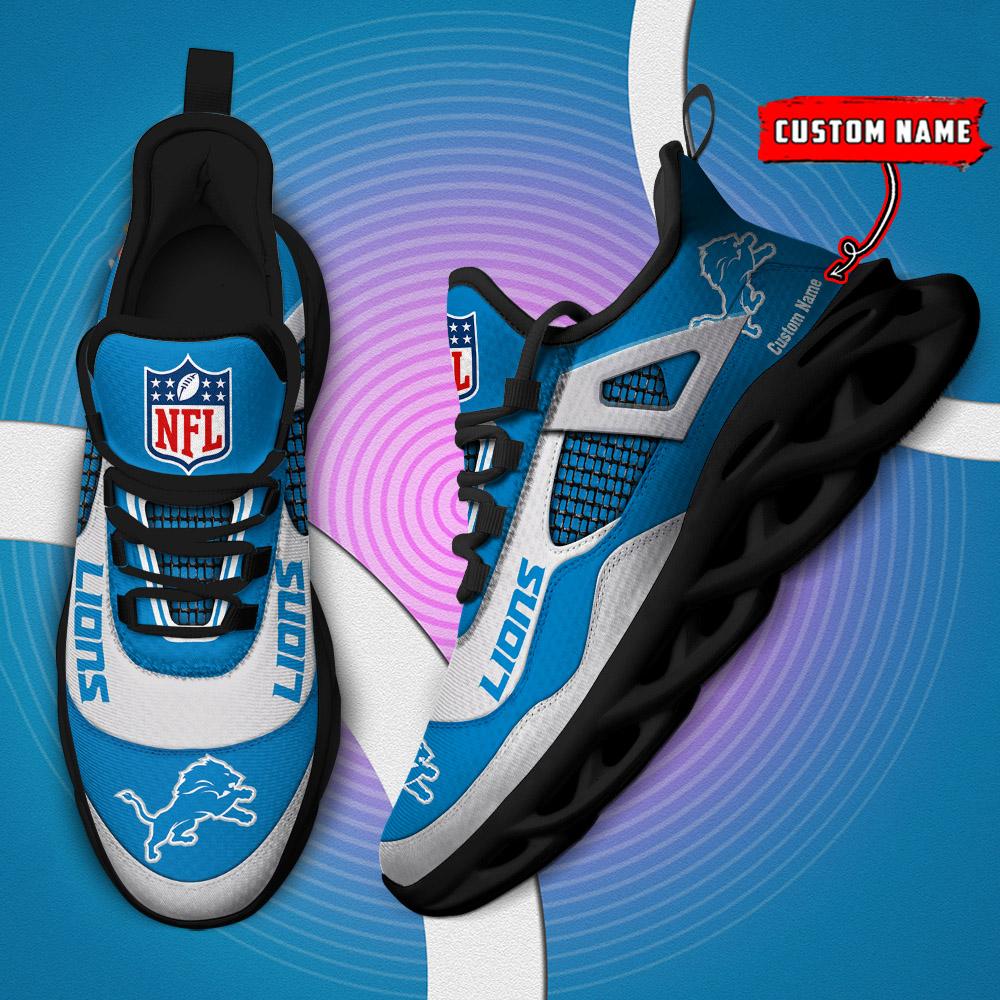 FoxnFish Detroit Lions Max Soul Shoes Sneakers For Men And Women