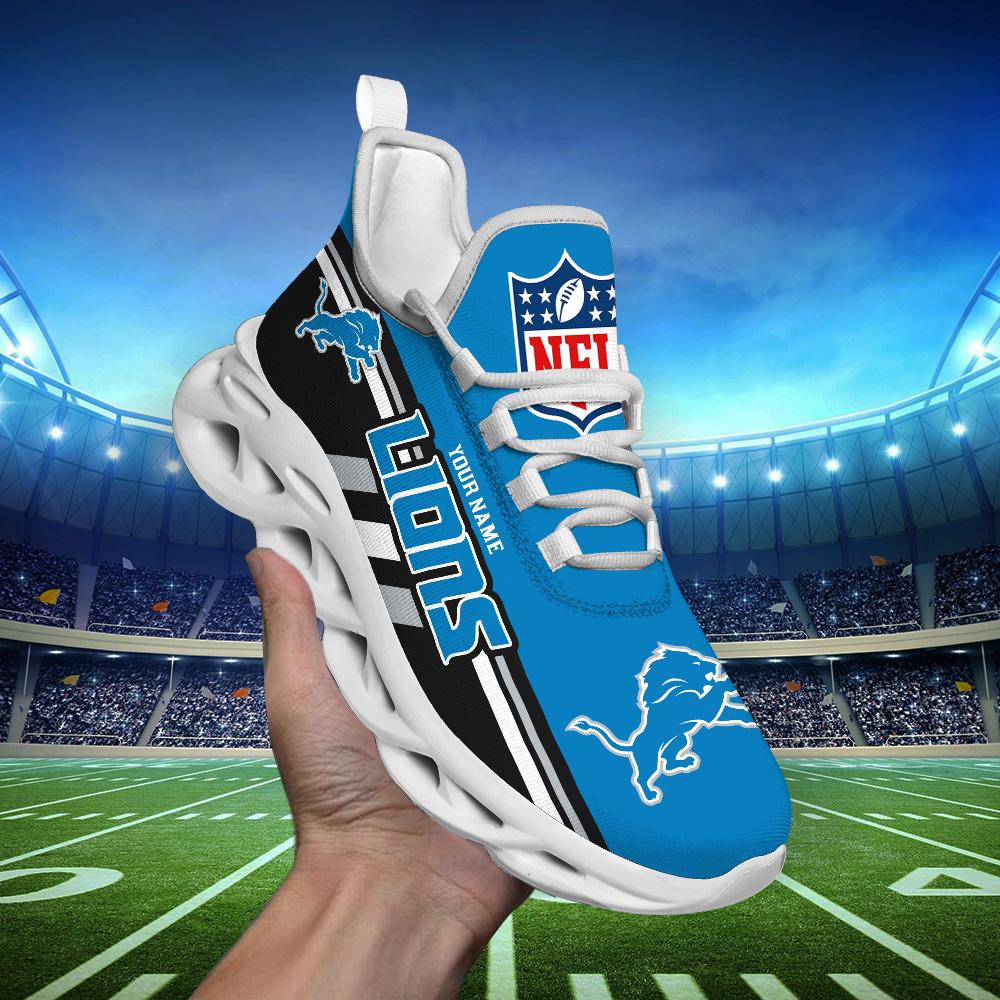 FoxnFish Detroit Lions Max Soul Shoes Sneakers For Men And Women