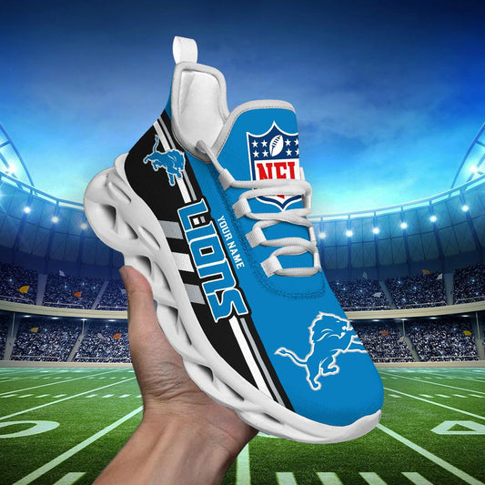 FoxnFish Detroit Lions Max Soul Shoes Sneakers For Men And Women