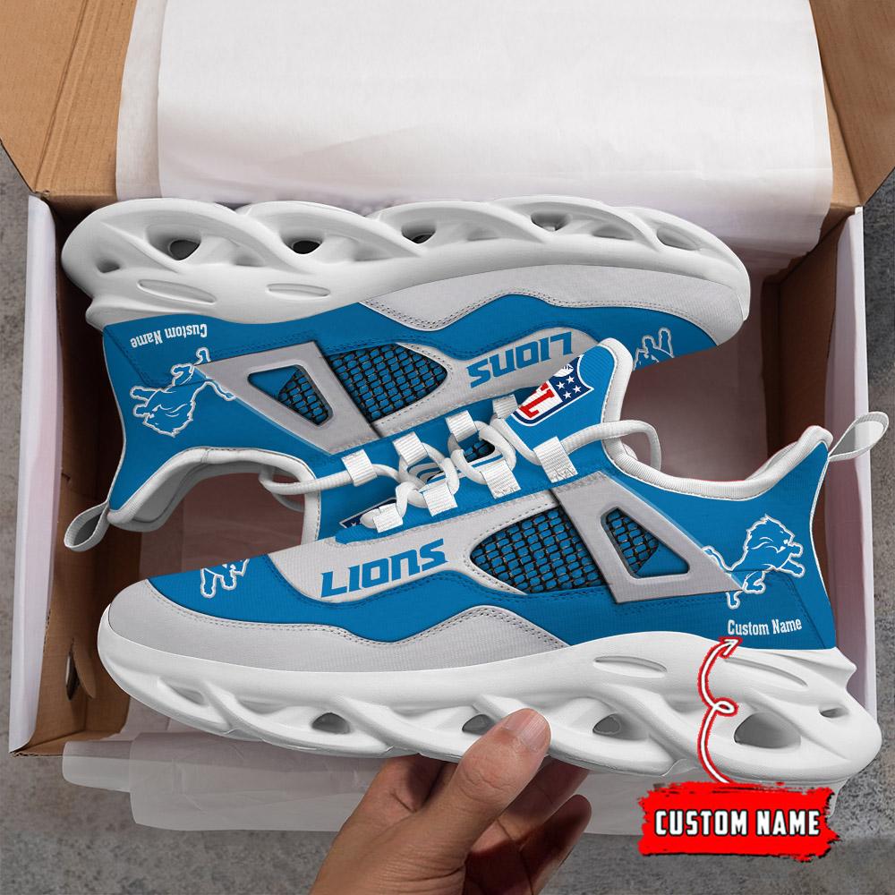 FoxnFish Detroit Lions Max Soul Shoes Sneakers For Men And Women