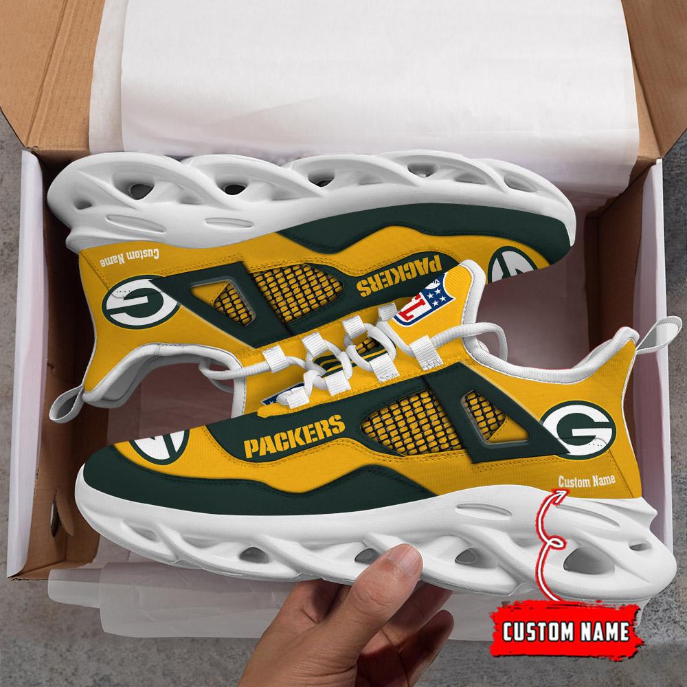 FoxnFish Green Bay Packers Max Soul Shoes Sneakers For Men And Women