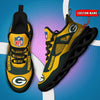 FoxnFish Green Bay Packers Max Soul Shoes Sneakers For Men And Women