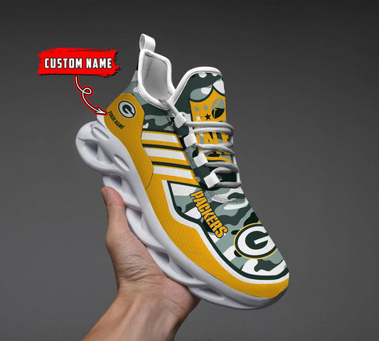 FoxnFish Green Bay Packers Max Soul Shoes Sneakers For Men And Women