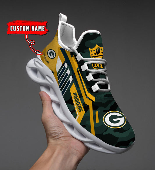 FoxnFish Green Bay Packers Max Soul Shoes Sneakers For Men And Women