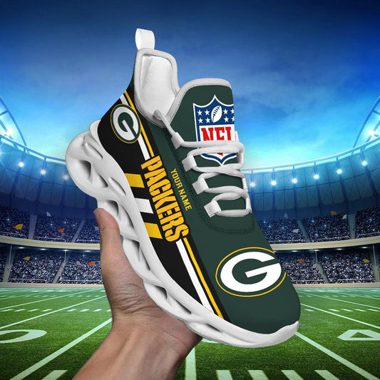 FoxnFish Green Bay Packers Max Soul Shoes Sneakers For Men And Women