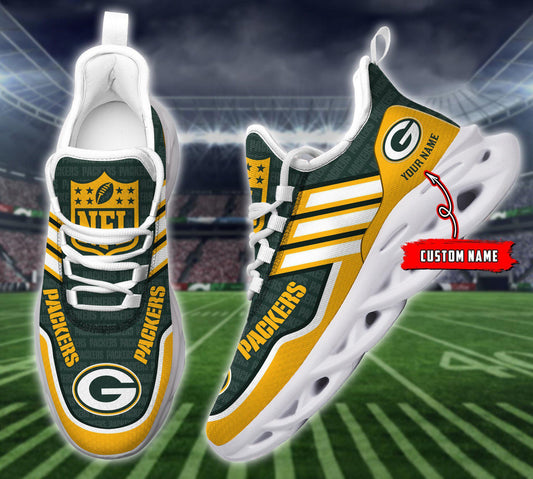 FoxnFish Green Bay Packers Max Soul Shoes Sneakers For Men And Women