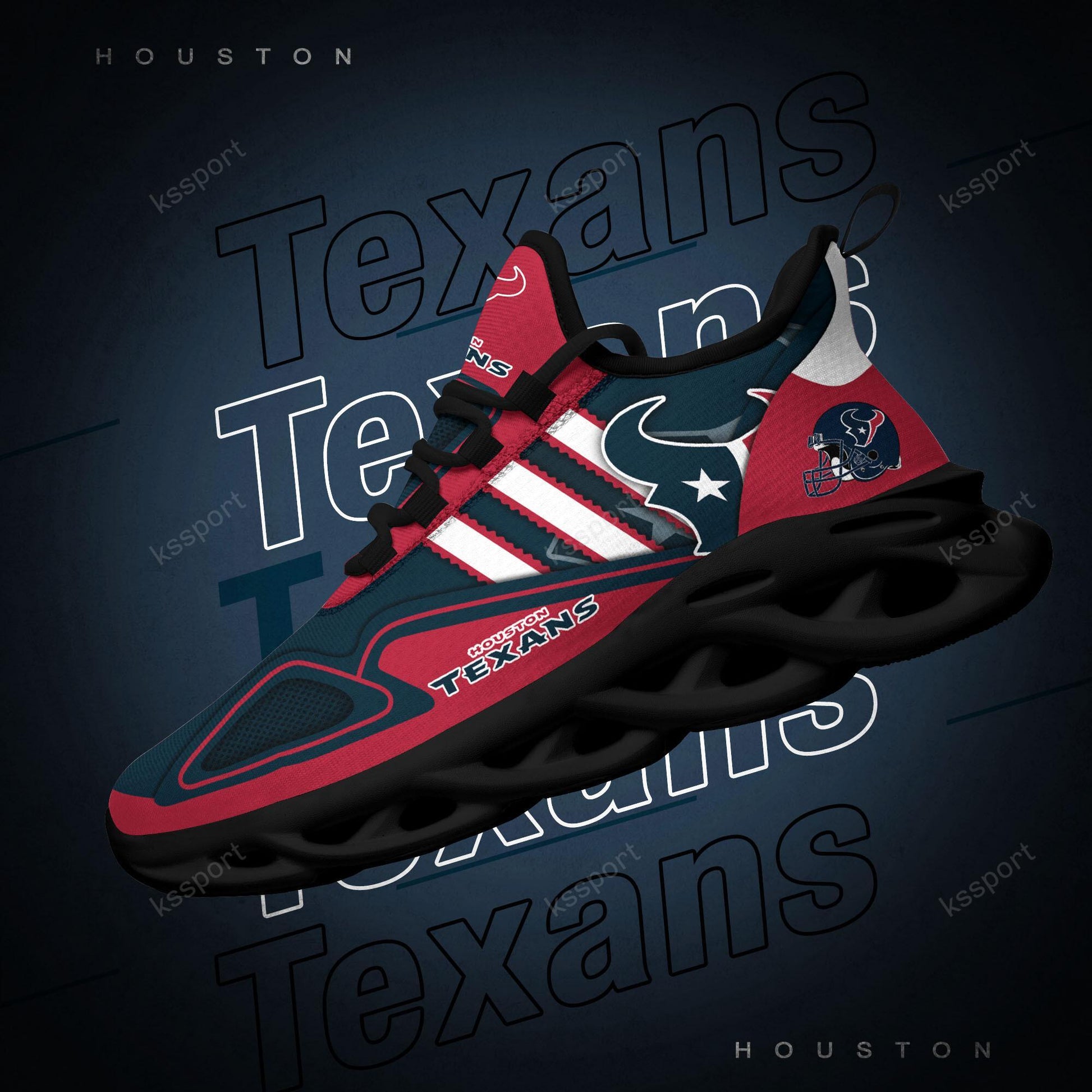 FoxnFish Houston Texans Max Soul Shoes Sneakers For Men And Women