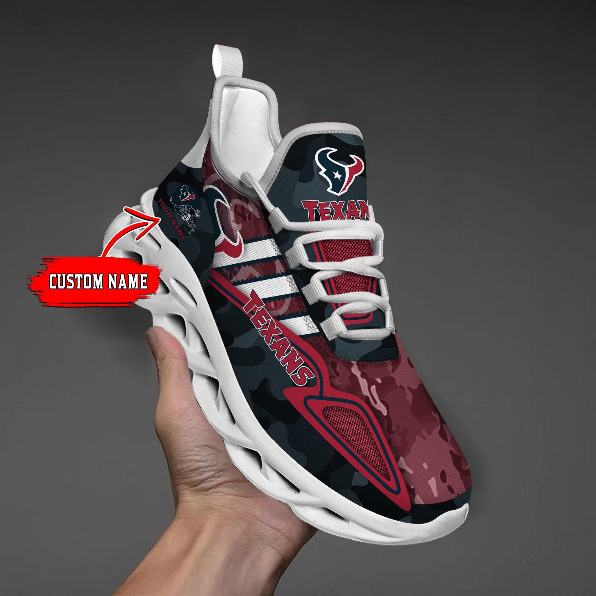 FoxnFish Houston Texans Max Soul Shoes Sneakers For Men And Women