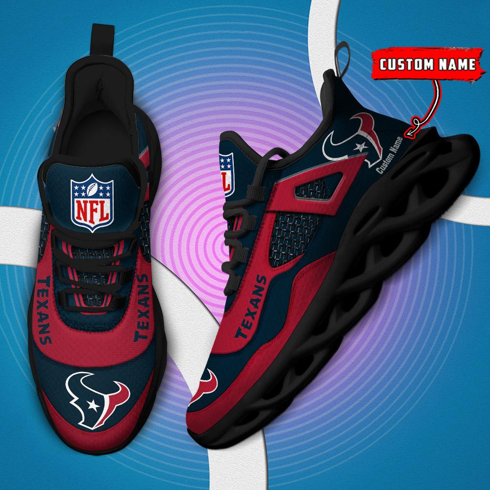 FoxnFish Houston Texans Max Soul Shoes Sneakers For Men And Women