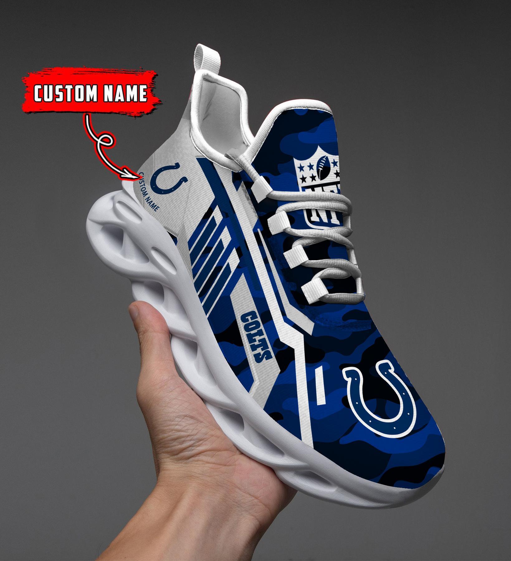 FoxnFish Indianapolis Colts Max Soul Shoes Sneakers For Men And Women