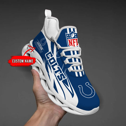 FoxnFish Indianapolis Colts Max Soul Shoes Sneakers For Men And Women