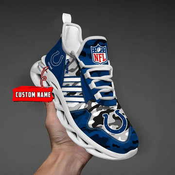 FoxnFish Indianapolis Colts Max Soul Shoes Sneakers For Men And Women