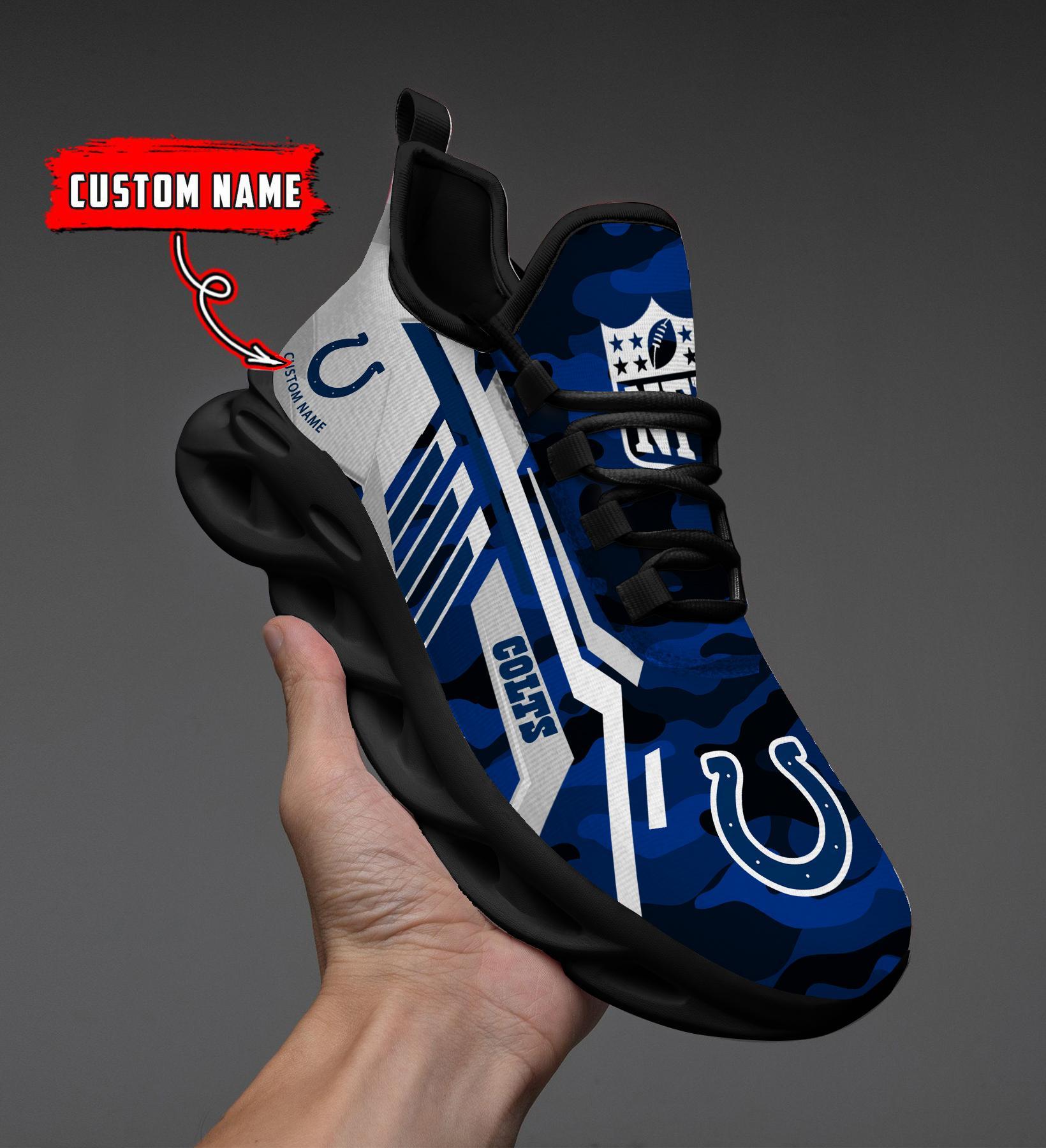 FoxnFish Indianapolis Colts Max Soul Shoes Sneakers For Men And Women